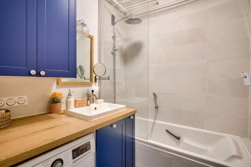 Superbe Appartement A 2 Min A Pied De La Station De Metro Párizs Kültér fotó