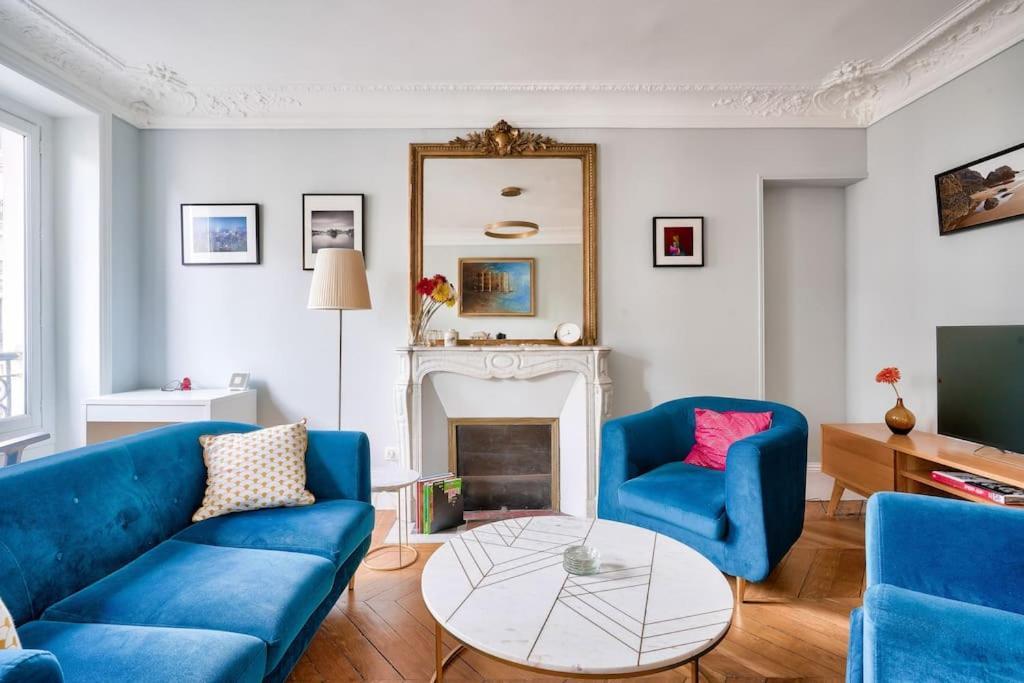Superbe Appartement A 2 Min A Pied De La Station De Metro Párizs Kültér fotó